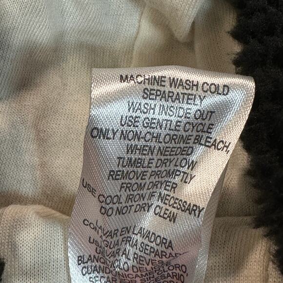 NFL Pittsburgh Steelers Snowsuit 3-6M Fuzzy Black Fleece Full Zip Soft Winter - Picture 11 of 11